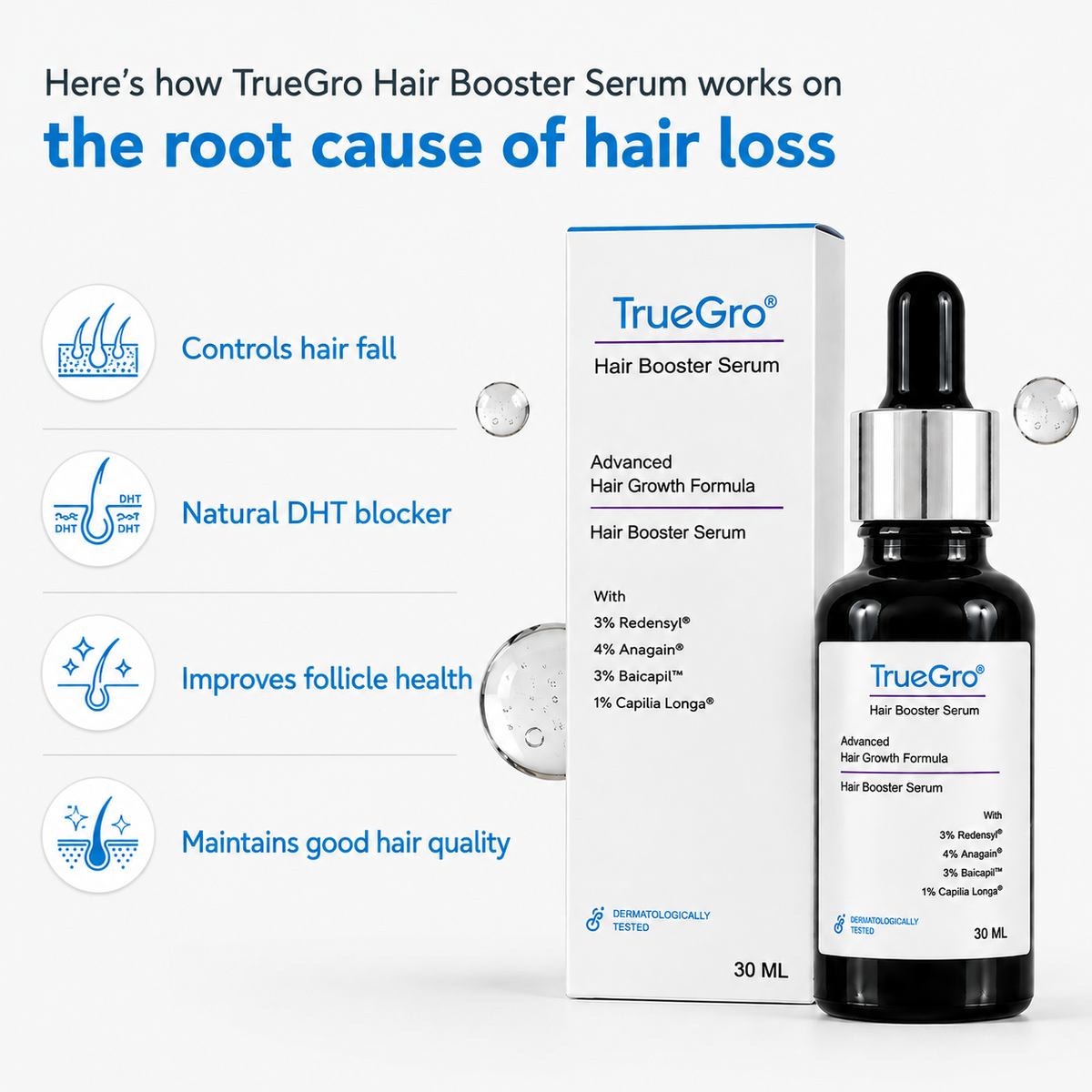 Advanced Hair Booster Tonic Plus Hair Serum | 30ml